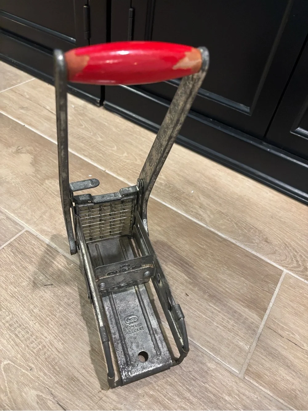 Vintage Heavy Duty French Fry Cutter Potato Slicer Kitchen Tool Ecko Farmhouse